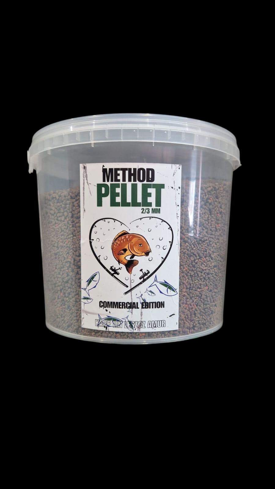PELLET METHOD MIX 2/3 mm 3kg Wiaderko  – Wędkarska Rodzinka