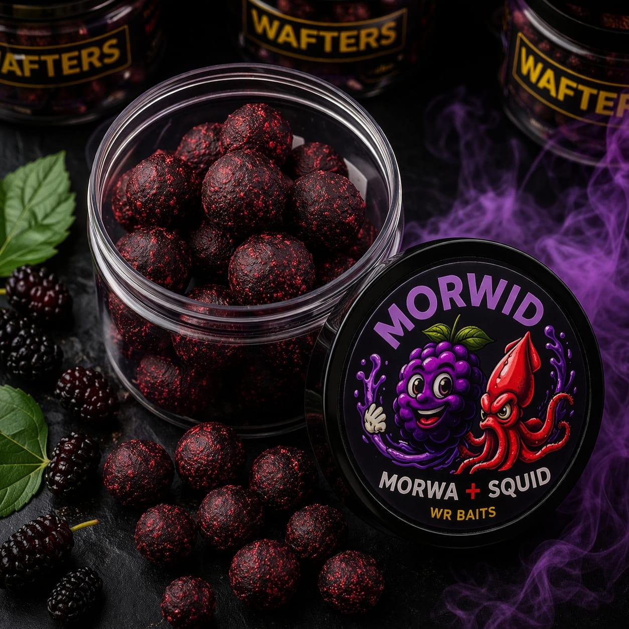 Waftersy karpiowe WR Baits MORWID (Morwa + Squid)